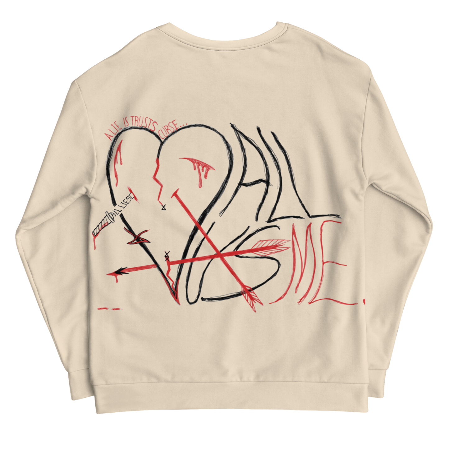 R.TOGNI Unisex 'ALL ME' Sweatshirt